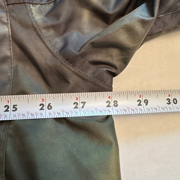 Volcom Size 2XL Stone Falling Down Ski Snowboard Jacket Green Camo Zip Snap Hood - Picture 9 of 11